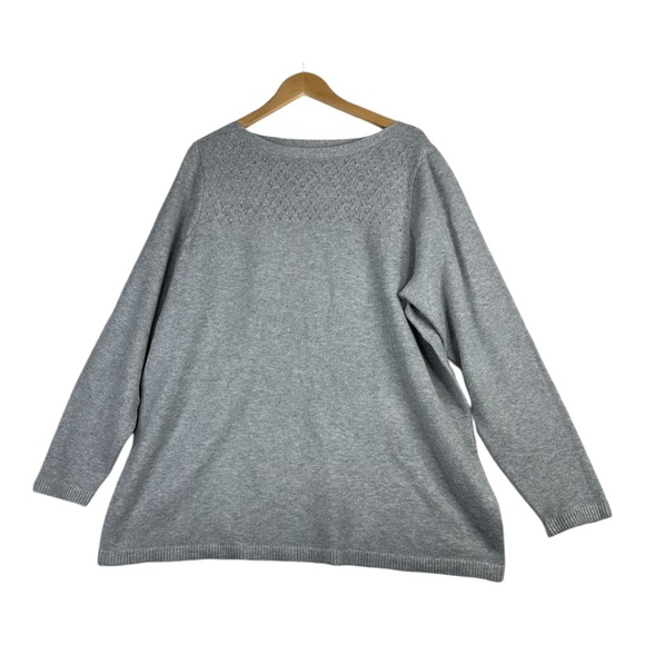 Lane Bryant Women's Gray Sweater‎ Size 18/20 NWT - Picture 1 of 8
